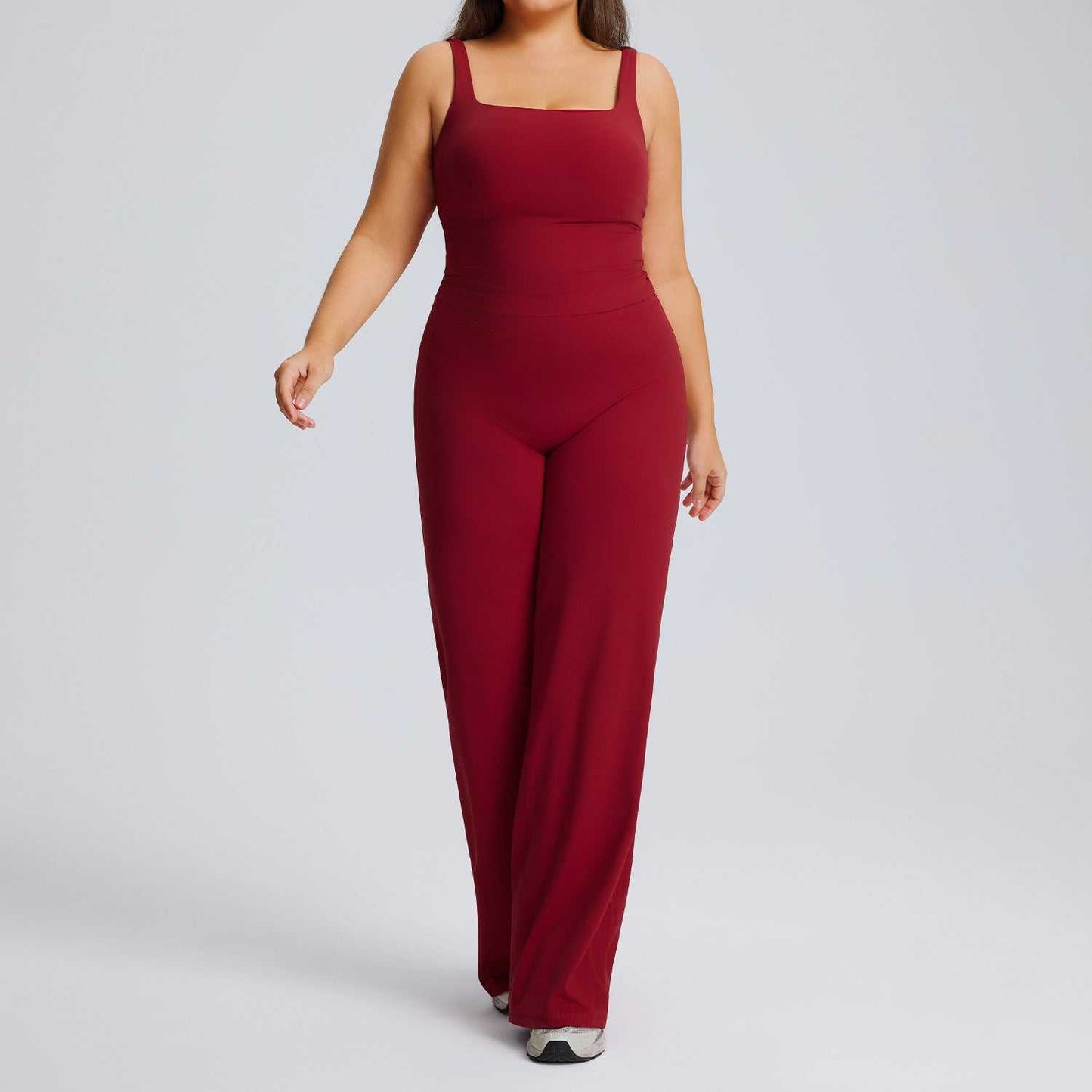 Tuta sportiva per donna  due pezzi, pantalone a gamba larga