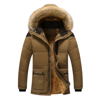 Giubbotto Winter Plus Size Men Jacket Warm Overcoat Outwear Cotton