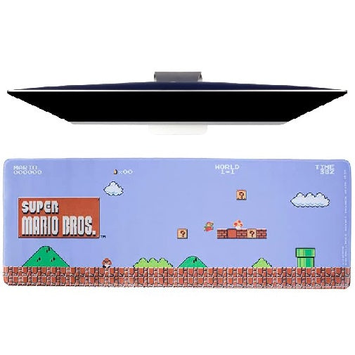 Paladone Schreibtischunterlage (Super Mario Bros) XXL Mauspad PC-Schreibtischunterlage
