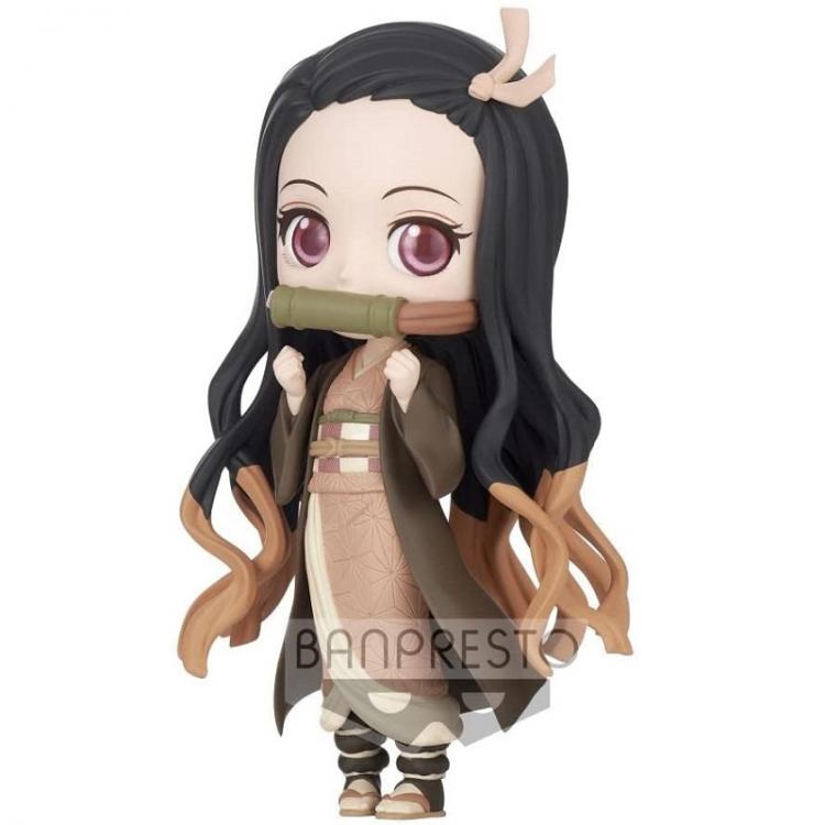 BANPRESTO Q POSKET DEMON SLAYER NEZUKO KAMADO 2 (B) STATUE FIGUR MANGA 14 CM