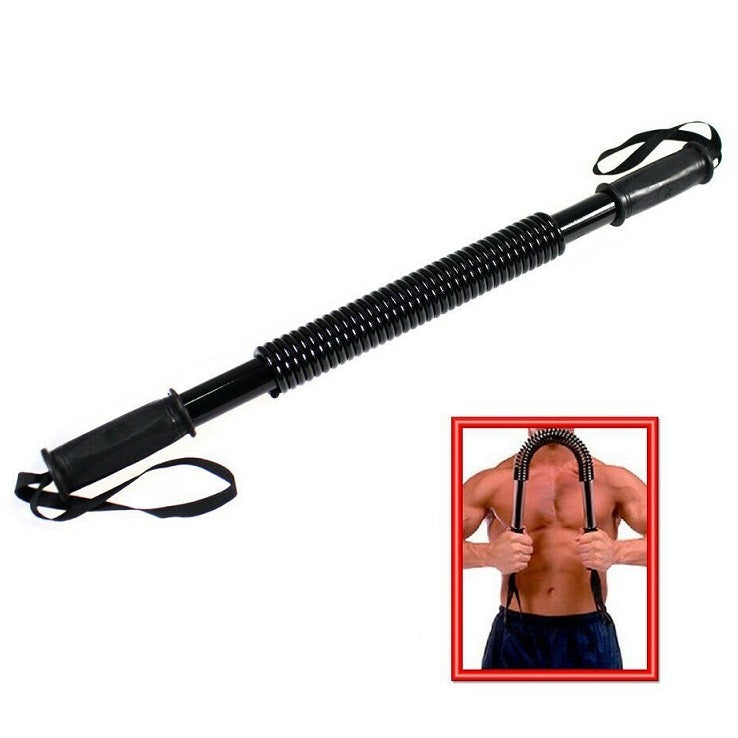 Power-Twister Barra Di Potenza Molla Attrezzi Per Palestra Fitness Sport 30Kg
