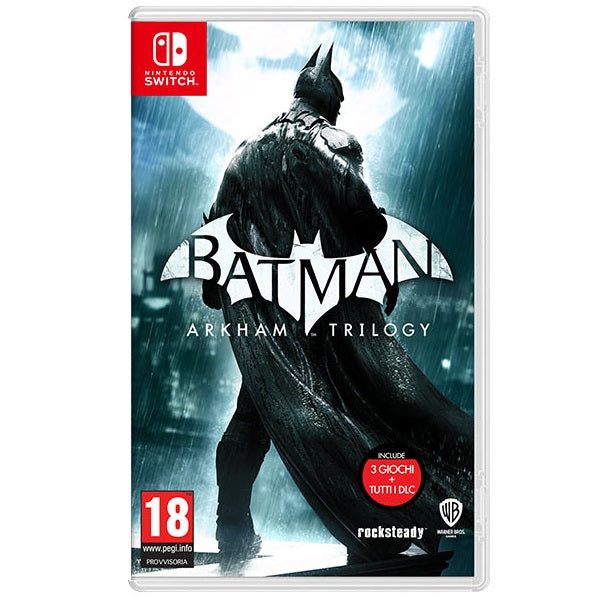 Batman Arkham Trilogy Nintendo Switch Videospiel Pal Italienisch Neu Versiegelt