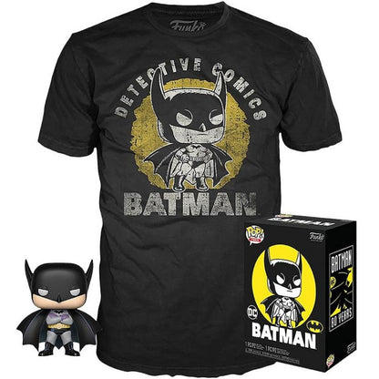 Funko Pop Tees The Batman Dc Detective Comics Tee Box Sun Faded + T-Shirt Größe M