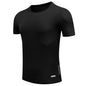 Men's jogging shirt, men's breathable gym shirt