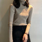 Women's sweater, thick cotton sweater, women's turtleneck sweater