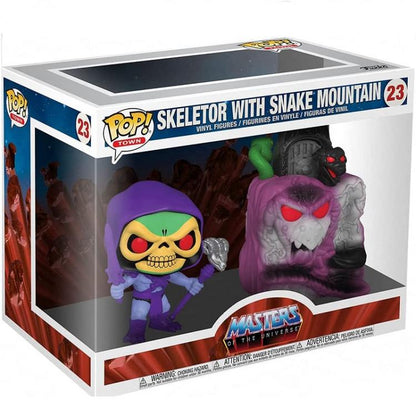 Funko Pop ! Town Masters Of The Universe 23 - Skeletor With Snake Mountain Figure