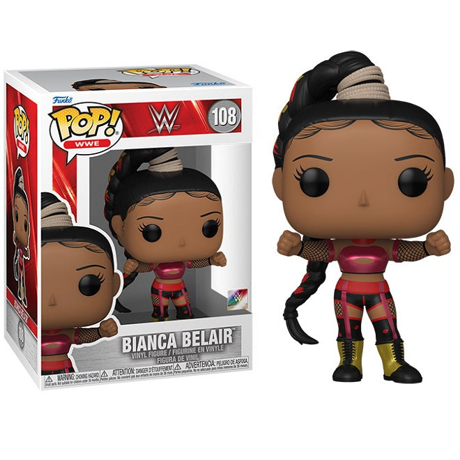 Funko Pop! WWE Wrestling - Bianca Belair (108) Vinylfigur 9 cm weibliche Wrestlerin