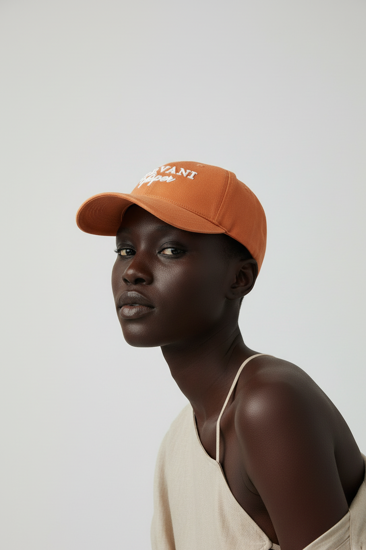 The Signature Cap In Pumpkin Orange