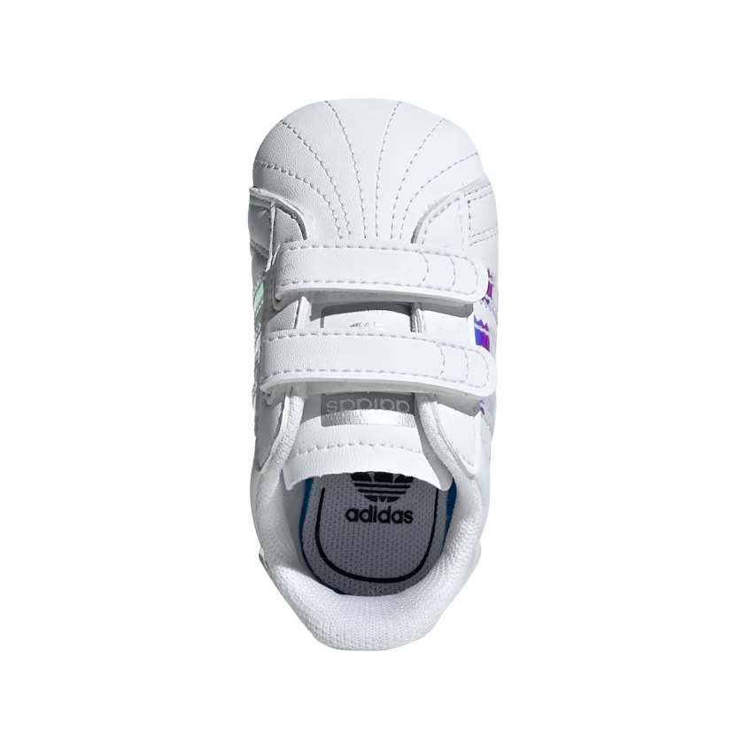 Adidas Superstar Crib BD8000 Sneakers Neonata Bianco Iridescente