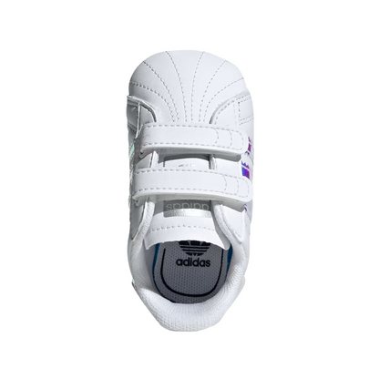 Adidas Superstar Crib BD8000 Sneakers Neonata Bianco Iridescente