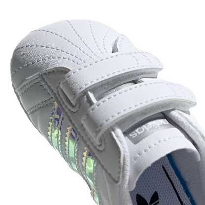 Adidas Superstar Crib BD8000 Sneakers Neonata Bianco Iridescente
