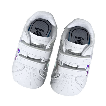 Adidas Superstar Crib BD8000 Sneakers Neonata Bianco Iridescente