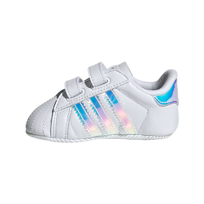 Adidas Superstar Crib BD8000 Sneakers Neonata Bianco Iridescente