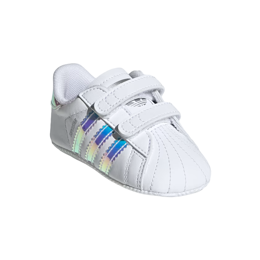Adidas Superstar Crib BD8000 Sneakers Neonata Bianco Iridescente