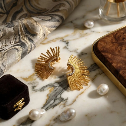 Indigamond Earrings