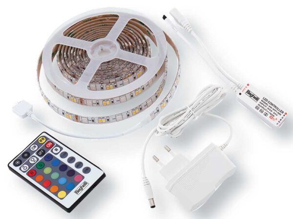 RGB LED-Streifen mit Wi-Fi-Steuerung und Fernbedienung 5 Meter 60W IP44 6350Lm