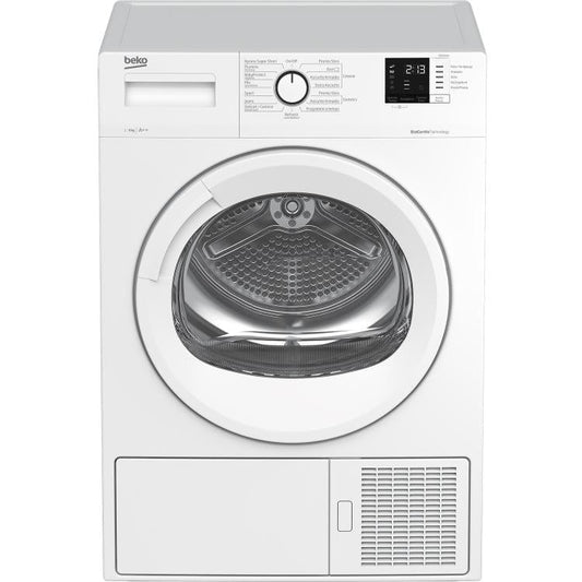 Beko 9kg Front Load Dryer Drx923w E Class Digital Display Heat Pump