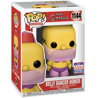 Funko Pop Television Die Simpsons Bauchtänzer Homer (1144) 2021 Sommer-Edition
