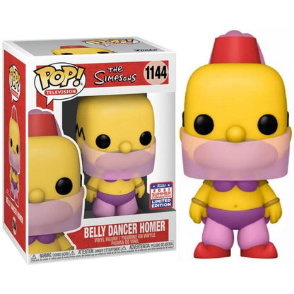 Funko Pop Television Die Simpsons Bauchtänzer Homer (1144) 2021 Sommer-Edition