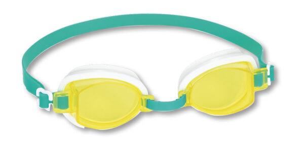 Schwimmbrille 7-14 Jahre, UV-Gläser, verstellbares Silikon, 3 Farben