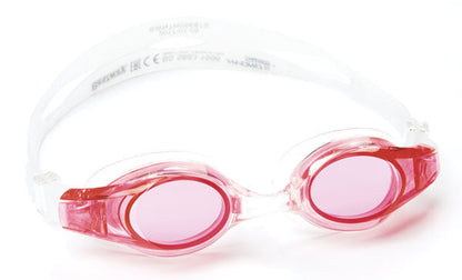 Schwimmbrille Kinder 3-6 Jahre, UV-Linsen, Silikon, 3 Farben