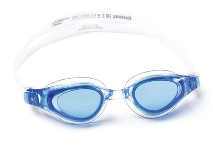 Schwimmbrille Erwachsene, Antibeschlag, UV-Gläser, Silikon, 3 Farben