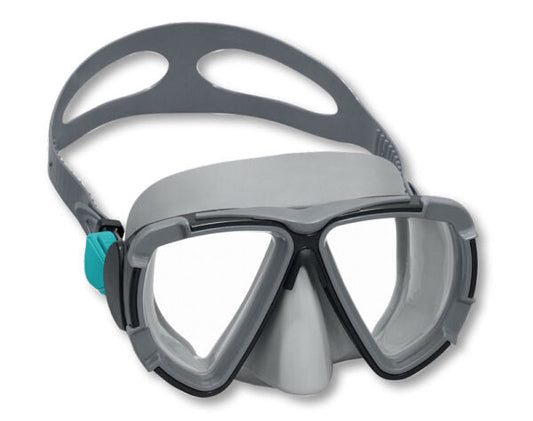 Maschera Snorkeling Blackstripe 14+ Anni, Lenti UV, Regolabile, 3 Colori