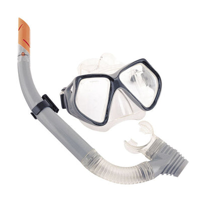 Schnorchel-Set Ocean Diver ab 14 Jahren, Glasmaske, Dry-Top-Schnorchel