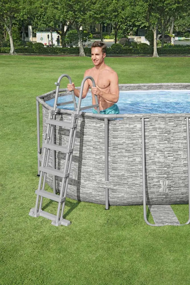 Piscina 549x274x122 ovale rattan