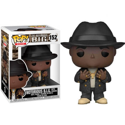 Funko Pop! Rocks - Notorious B.I.G mit Fedora (152) Vinyl-Sammelfigur