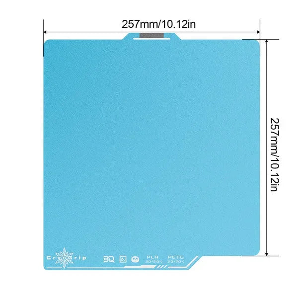 BIQU Panda BuildPlate CryoGrip Pro per Bambu X1/P1/A1 - Frostbite