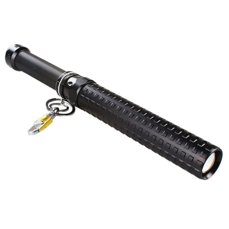 Taktische Militärtaschenlampe 80000W Wiederaufladbar Zoombare Schlagstockform