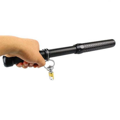 Taktische Militärtaschenlampe 80000W Wiederaufladbar Zoombare Schlagstockform