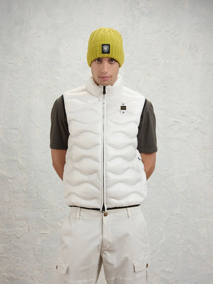 Blauer SMANICATO IMBOTTITO OVATTA TERMICA DANNY 26WBLUX02055 005958 100 bianco