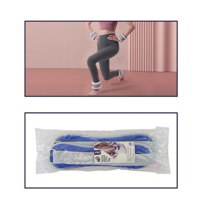 Coppia Pesi Per Caviglie/Polsi Sabbia Sport Fitness Cavigliere Da 1.5kg (3kg) Bl
