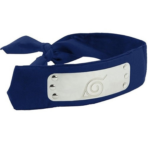 ABYSTYLE NARUTO SHIPPUDEN - KONOHA BLAU HAARBAND BLUE COSPLAY KOSTÜM