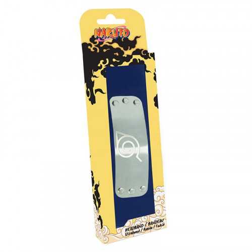 ABYSTYLE NARUTO SHIPPUDEN - KONOHA BLAU HAARBAND BLUE COSPLAY KOSTÜM