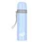 Hb Stainless Steel Thermos 500ml Insulated Bottle (12/24H) Snap Lid | Blue