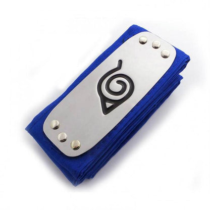 ABYSTYLE NARUTO SHIPPUDEN - KONOHA BLAU HAARBAND BLUE COSPLAY KOSTÜM