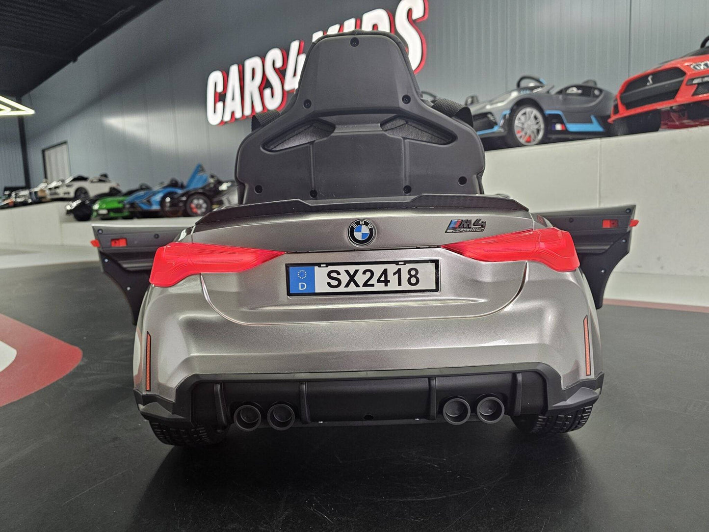 Kinder Elektroauto BMW M4 12 V – Grau Metallic