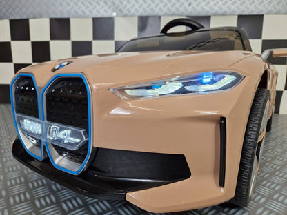Kinder-Elektroauto BMW i4 12 V – Champagnerfarben