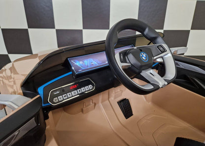 Kinder-Elektroauto BMW i4 12 V – Champagnerfarben