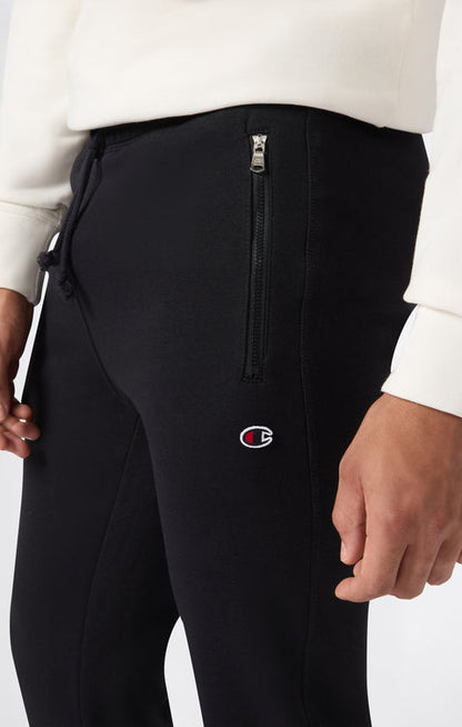 Champion pantalone sportivo da uomo con polsino 220300-KK001 nero