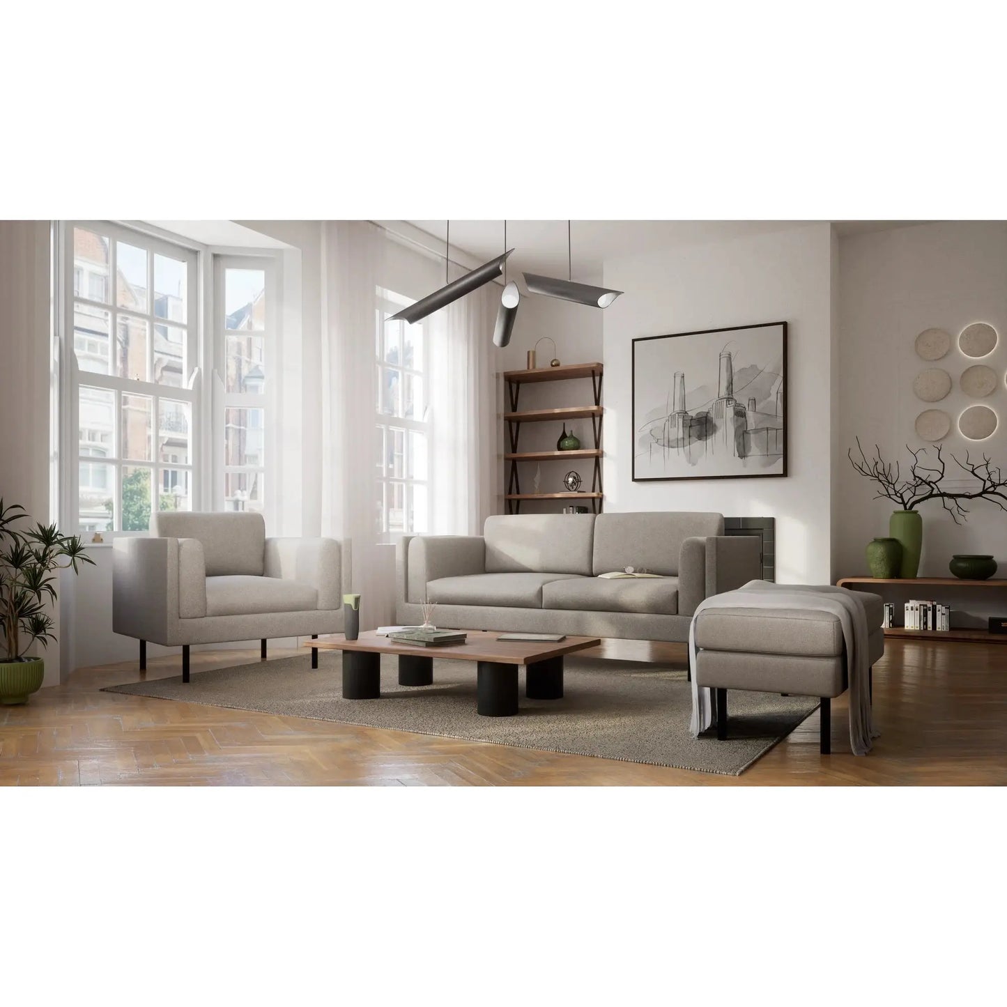 Sitzbank CHELSEA - Taupe