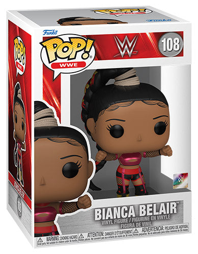 Funko Pop! WWE Wrestling - Bianca Belair (108) Vinylfigur 9 cm weibliche Wrestlerin