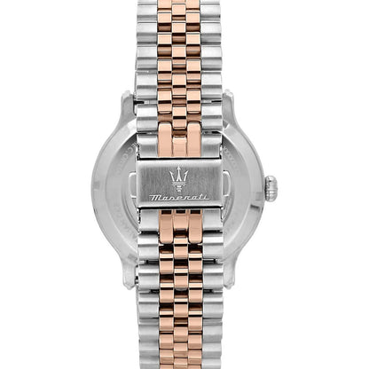 Maserati Epoca Automatico Silver & Oro Rosa 42mm – open heart