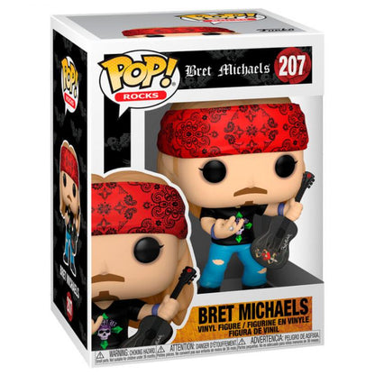Funko Pop! Rocks Bret Michaels (207) Gitarrenband Pop Vinyl Figur Musik Rock