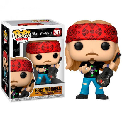 Funko Pop! Rocks Bret Michaels (207) Gitarrenband Pop Vinyl Figur Musik Rock
