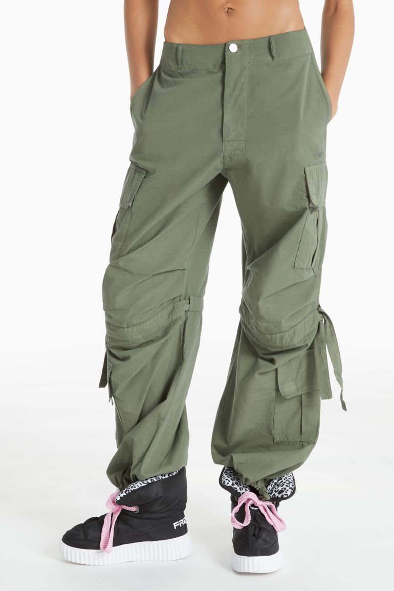 Freddy Pantalone Cargo Donna Verde Pigmentato - BRITNEYF301 V69X