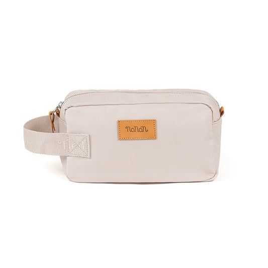 Pochette beige in nylon